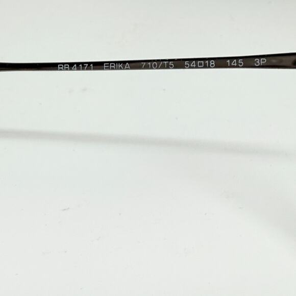 RAY BAN Erika RB 4171 710/t5 Tortoise Silver 54-18 Frame Only H18533 - Picture 5 of 7